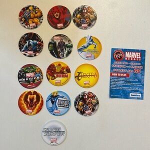 Lot of Marvel Heroes POGs